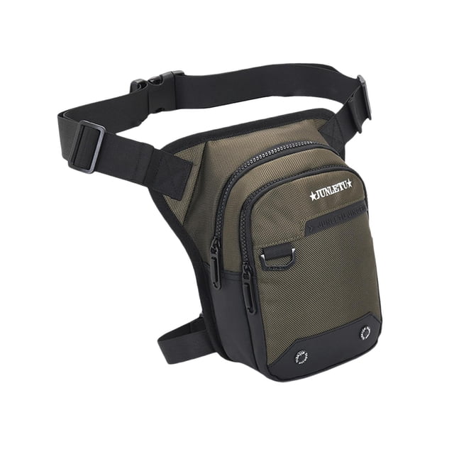 Bag Muslo Riñonera para Hombres Mujeres Resistente al Desgaste Bolsa de Herramientas Cintura Pierna Riñonera Riñonera para Correr Motocicleta Verde Yinane Paquete de cintura