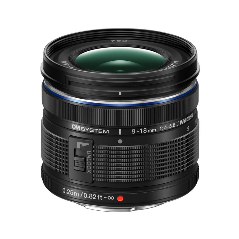 OM System M.Zuiko Digital 9 mm to 18 mm - f/4 - f/22 - Super Wide
