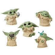 RONIAVL Small Yoda Toys Collection The Child Collectible Toys 2.2-Inch The Mandalorian “Baby Yoda” S, 5-Packs