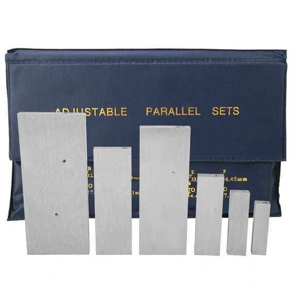 Parallel Pad, Industrial Hardware, Parallel Block Set, Steel High Accuracy 6 Pcs For Accurate Measurement