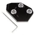 thumbnail image 1 of licencia de extensión de licencia de ampliación de piezaza lateral para 10-15 Negro Zulema Almohadilla de soporte de pie para motocicleta, 1 of 7