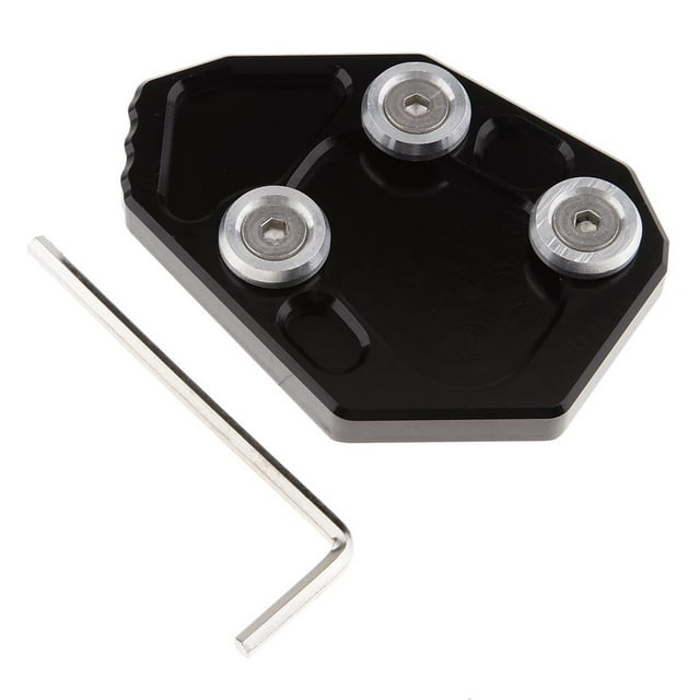 Extensión De Soporte Lateral De Metal Para Moto Negro