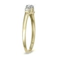 thumbnail image 2 of 10K Yellow Gold Lab Grown Diamond Five-Stone Ring for Women- Elegant Anniversary or Promise Band , F-G, 0.3 Carat TW, (Ring Size : 9), 2 of 2