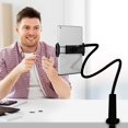 thumbnail image 3 of Aduro Support de Support d'iPad 360 Réglable Universel Paresseux en Col de Cygne Support de Tablette pour Bureau – Pivotant Durable, 3 of 5
