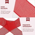 thumbnail image 3 of Red Imitation Hemp Ribbon for DIY Crafts 1 Roll Decorative Polyester Ribbon, 3 of 4