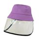 thumbnail image 1 of Protectores faciales para niños Pescador a prueba de polvo Sombrero para el sol Cubierta protectora para la cara Cubo Cappurple, 1 of 1