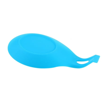 

Spoon Mat Holder Eggbeater Heat Resistant Dish Kitchen Gadgets Silicone Pad Kitchen Supplies Dinner Spoons Blue