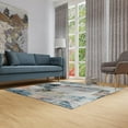 thumbnail image 3 of Unique Loom Kamala Washable Collection Area Rug - Abstract (7' 10" Square Multi/Blue), 3 of 5