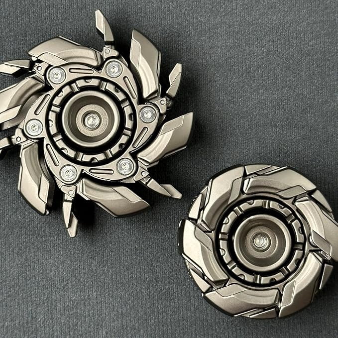 2025 latest EDC Fidget Sliders Open Armor Spinning TopFidget Toys Stress Relief for Adults Magnetic Metal purple