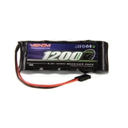 Venom 8.4V 3000mAh NiMH Battery – 7-Cell Flat Pack With Universal Plug (Fits Traxxas, Tamiya, Deans, EC3) – 4 Pack