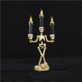 thumbnail image 3 of facefd Halloween Decoration Skeleton Candlesticks Holder Candle Light Home Party Ornament Decor No.2, 3 of 4