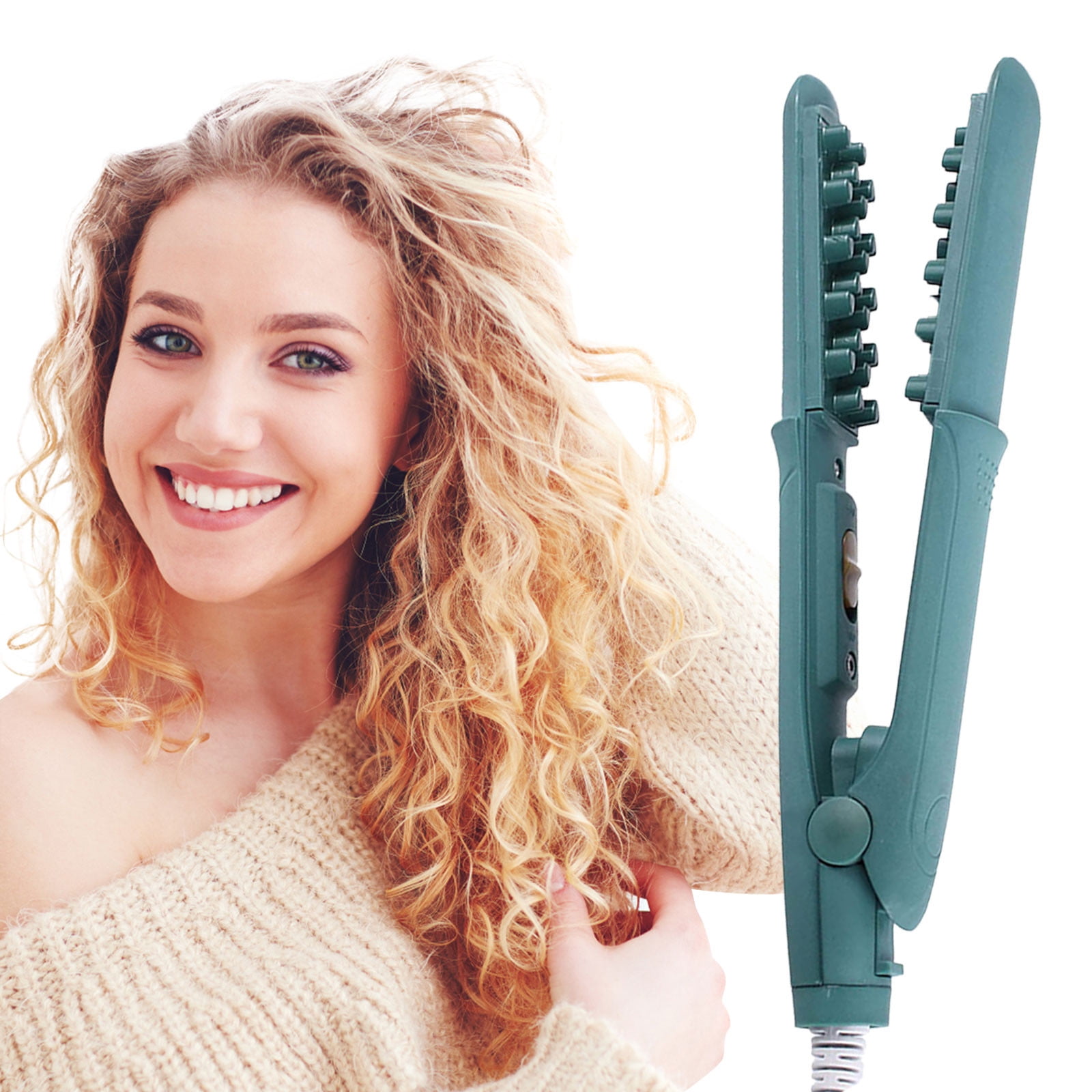 Mini Hair Curler,Electric Curling Iron Corn Perm Splint Portable Styler