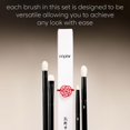 thumbnail image 3 of Set de brochas para ojos The Core Eye Set de rephr, 4 piezas, pelo natural de cabra, 3 of 7