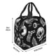 thumbnail image 3 of Fotbe Skull bird bat spider Bolsa Térmica con Estampado y Forro de Aluminio Grueso Bolsa de Almuerzo con Bolsillo Frontal para Hombres y Mujeres, Ideal para Trabajo, Escuela, 3 of 8