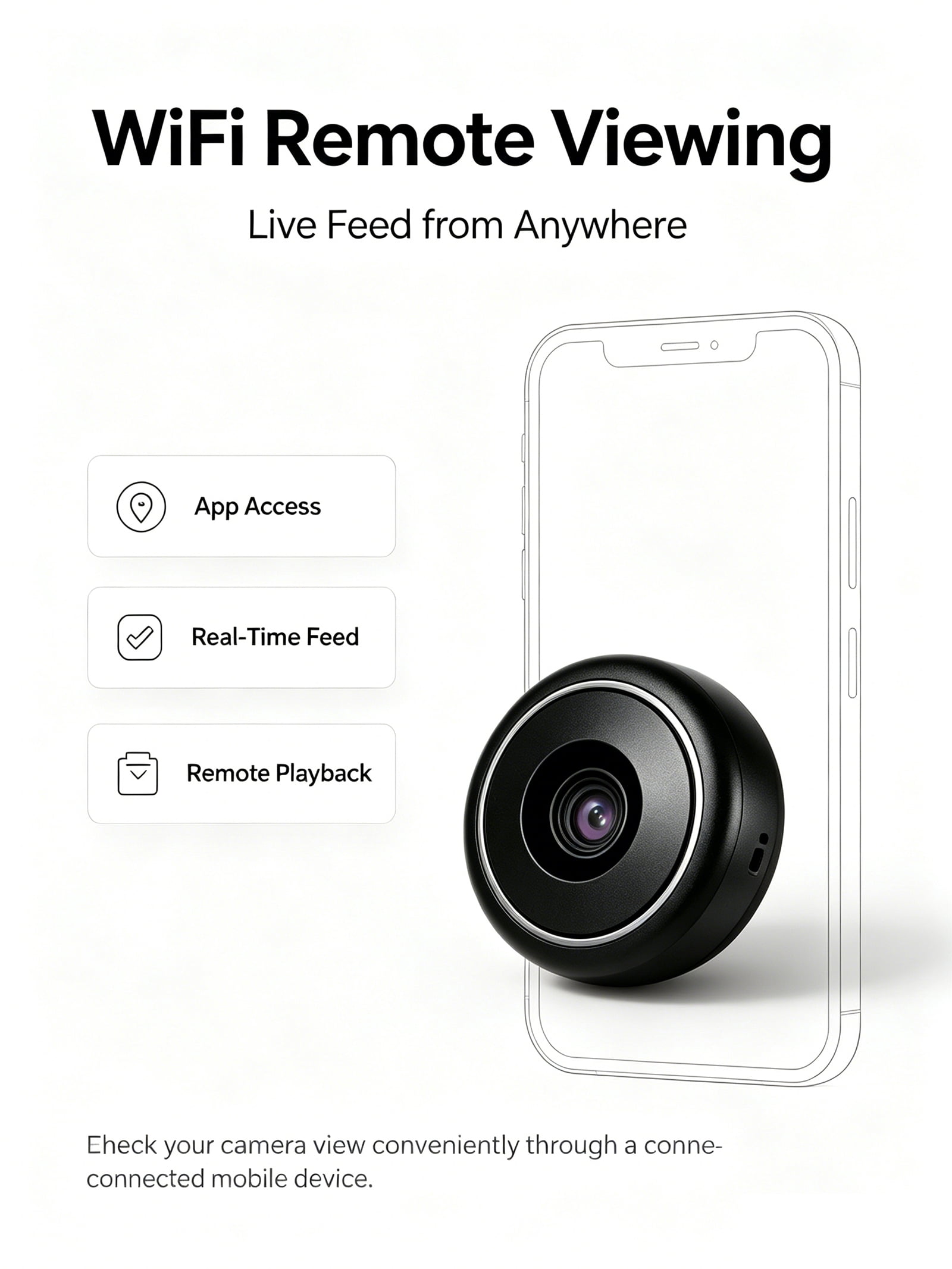 4K Ultra HD Mini Hidden Wifi Security Camera Magnetic IR Night Vision Motion Detection 2-Way Audio Loop Recording for Home Pet Indoor Use