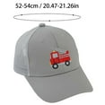 thumbnail image 2 of Kids Girls Cap Sun Protection Grey Baseball Cap Soft Summer Outdoor Beach Sun Hat 2-8 Years, 2 of 5