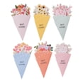 thumbnail image 2 of Z52LingLing Decoration Mother‘s Day 3D Flower Bouquet Paper Greeting Cards (6-Piece Set) – Express Love with Elegance, 2 of 7