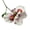 White, variant on 18" Artificial Iris Flower Real Touch Fake Bouquet with Flower Bud for Home Table Centerpiece Wedding Floral Arrangement,White