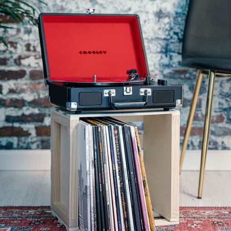 CROSLEY CRUISER PREMIER VINYL RECORD PLAYER WITH SPEAKERS AND BLUETOOTH – AUDIO TURNTABLES