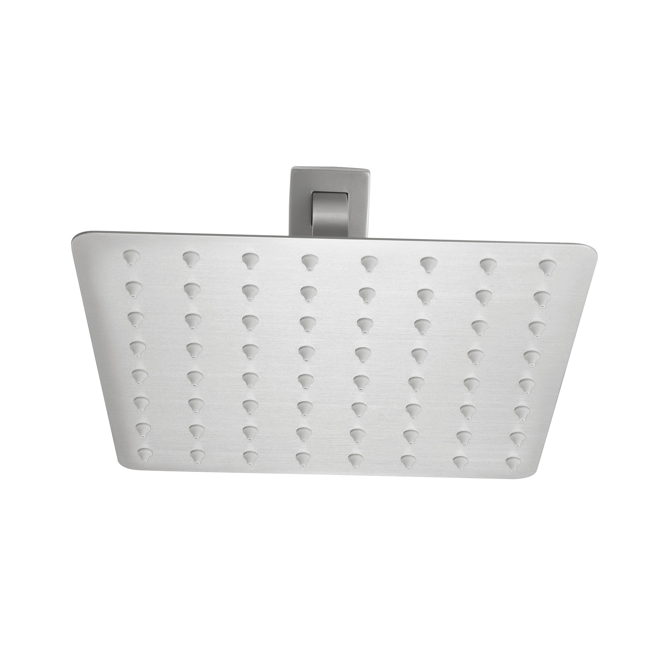 JERFIT 10 Inch High Pressure Rain Shower Head, Brushed Nickel Stainless Steel Rainfall Showerhead, Water Saving & Self-Cleaning, Universal Easy Install
