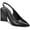 Black, variant on BAR III Womens Black Cushioned Arrica Pointed Toe Sculpted Heel Slip On Dress Slingback 8.5 M