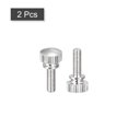 thumbnail image 3 of Tornillos moleteados M4x12mm Latón Unique Bargains 2uds Niquelado, 3 of 5