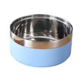 thumbnail image 1 of TQEHS Cuenco para jaula de perro y cachorro de acero inoxidable, comedero para agua y comida, para jaula X4K8, 1 of 6