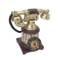 thumbnail image 4 of Decoración de teléfono de mano ingenioso Vintage teléfono fijo decorativo para el hogar cafetería -28, 4 of 10