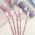 thumbnail image 6 of Kuromi Cinnamoroll 12Pcs Kawaii Cartoon Hb Pencils 12 Pencils 1 Pencil Roller Stationery Box Set Writing Draw Stationery, 6 of 17