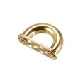 thumbnail image 3 of Monedero Correa Anillos, 2uds 27mm Atornillar Desmontable D Anillo Metal Argolla Hebillas Cierre para Bolsa Cadena Artesanía Bricolaje Reemplazo, Dorado Tono, 3 of 4