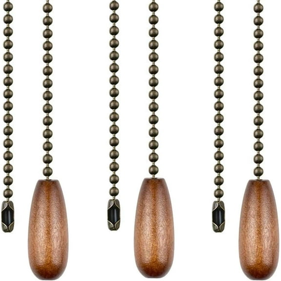 Ceiling Fan Chain Pulls Wooden Pulls Extension Pull Chain for Ceiling Light Lamp Fan Chains