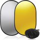 thumbnail image 1 of (60 cm x 90 cm) Reflector de disco multifotográfico plegable 2 en 1 para estudio de fotografía, con bolsa de transporte, 1 of 5