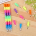 thumbnail image 3 of Creative Stationery, Rain Bow, Building Blocks, Pencils, Students' Kindergarten Gifts, Variable Deformation Color, 8 Sections, 3 of 6