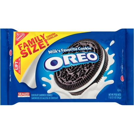 Nabisco Oreo Sandwich Cookies Family Size, 19.1 (The Very Best Cookies)