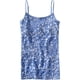 thumbnail image 1 of Camiseta sin mangas con estampado de leopardo Aeropostale para mujer, azul, grande, 1 of 1