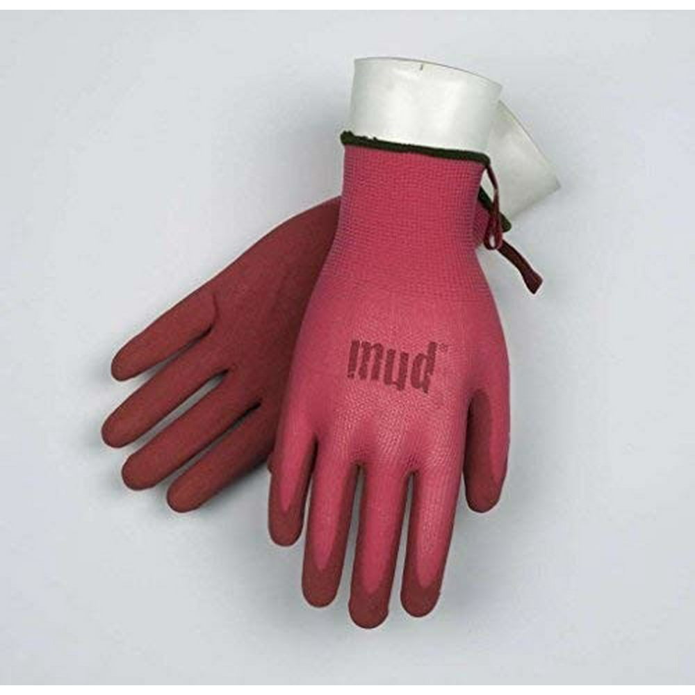 MUD GLOVES 021P/L Simply Mud Gloves, Pomegranate, Large