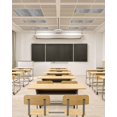 thumbnail image 4 of Fluorescent Light Covers for Ceiling Lights 1 Piece, Vintage Grey Magnetic Classroom Light Covers 4x2 Feet, Modern Abstract Retro Art Fluorescent Ceiling Filters for Office Classroom, 4 of 7