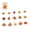 4, variant on Leaves PET Sticker Removable Adhesive Sticker for Notebook Phone Case