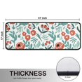 thumbnail image 5 of Kitchen Rugs Sets Of 2,Pioneer Flower Floral Print Pattern Anti Fatigue Kitchen Mat Rugs Non Slip Washable,Decorative Kitchen Floor Mats for Kitchen,Sink,Laundry,17"x47"+17"x47", 5 of 5