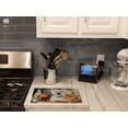 thumbnail image 2 of Westie Fall Kitchen Pumpkins Glass Cutting Board Large 12 in x 15 in, 2 of 5