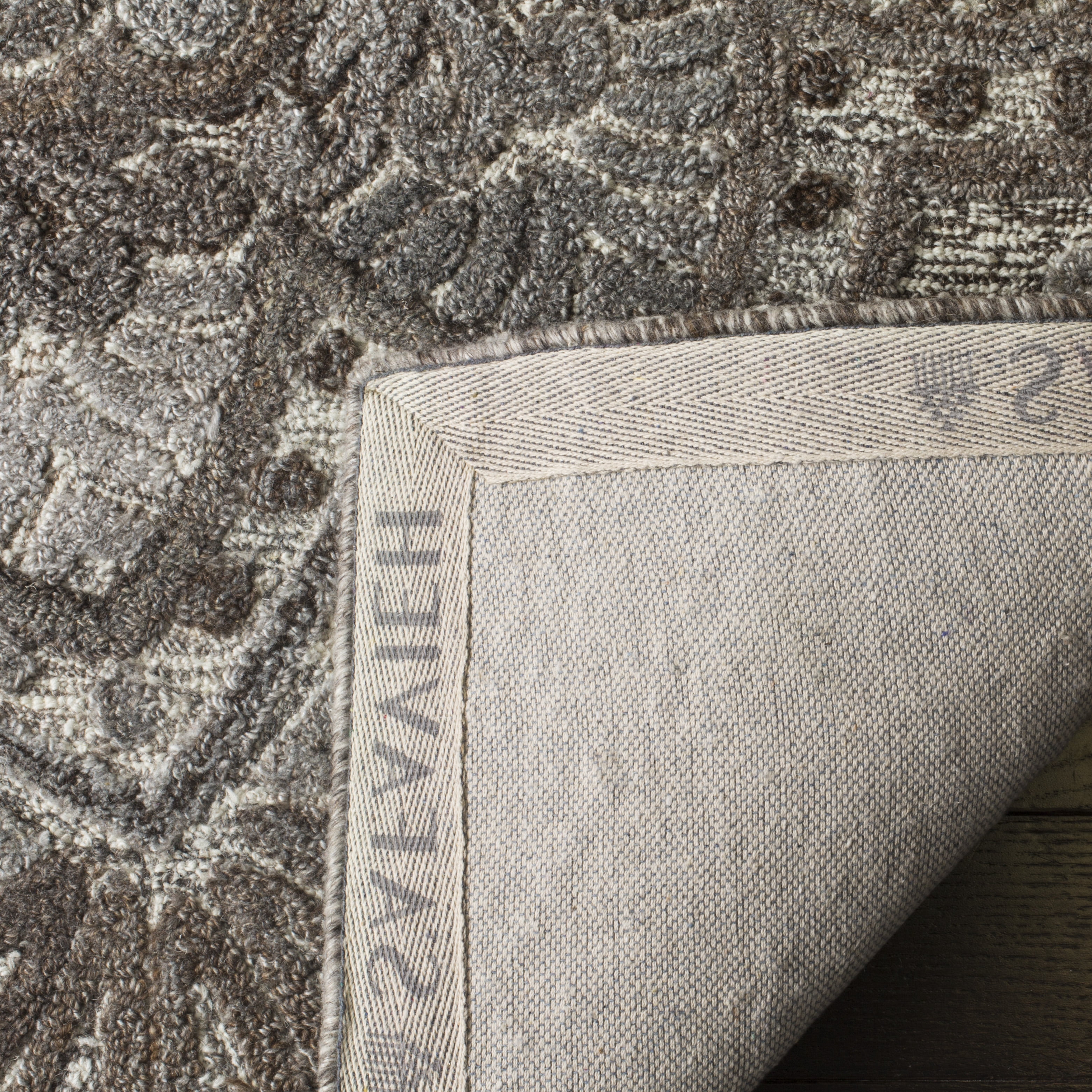 SAFAVIEH Marquee Georgiana Floral Area Rug, Grey/Ivory, 9' x 12'