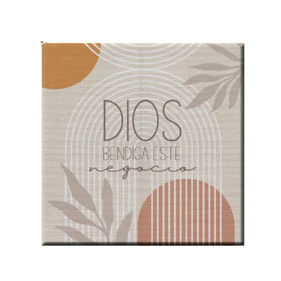Cuadro canva | Dios bendiga este negocio