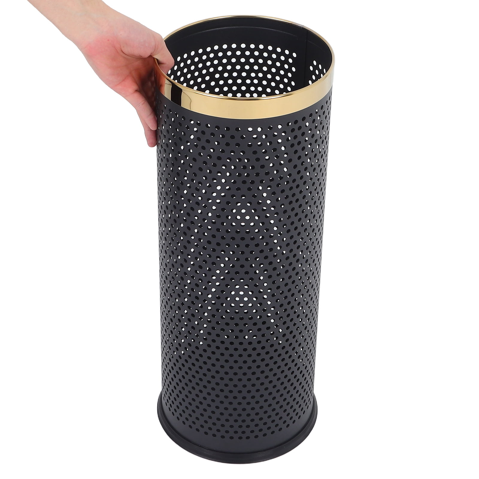 TABLZONE Golden Stainless Steel Umbrella Stand, Indoor Organizer for Home, Office, Entryway, Hallway Storage Solution