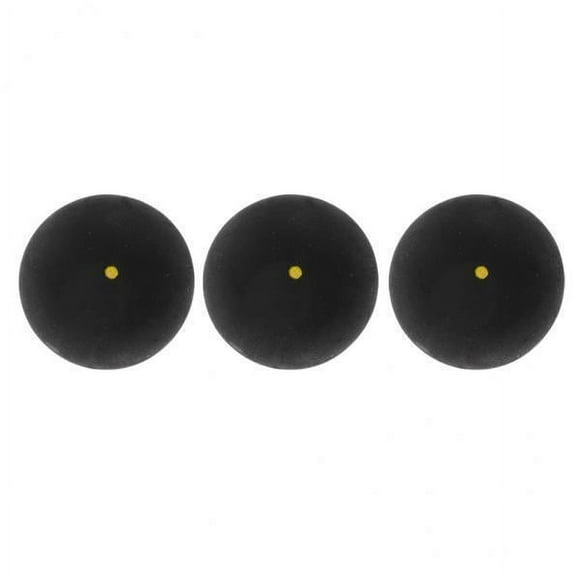 koolsoo 2x 3 Pcs/ensemble Balle de Squash 4cm Jaune Racquetball Balles Sport Balle en Caoutchouc