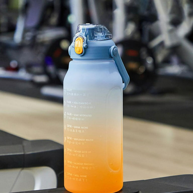 Large Water Bottle Sport Big Capacity Outdoor Gym 2l Plastic Bottles  Workout Men