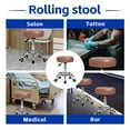 thumbnail image 6 of YEEZEE Ergonomic Rolling Stool with Adjustable Footrest - With Swivel Wheels for Home,Salon,Kitchen, 6 of 8