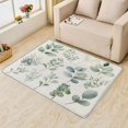 thumbnail image 2 of Leaf Area Rugs for Bedroom Living Room - 3x5 ft - Plant Carpet for Home Decor - Leaf Patterned Decorative Indoor Small Rug - Washable & Soft & Non Slip & Low Pile (ZF&7512), 2 of 7