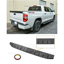 Replacement For 2014-2021Toyota Tundra | EOS Street Series ABS Plastic PRIMER BLACK Rear Trunk Lid Wing Tailgate Spoiler