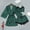 c_Green, variant on Women Satin Nightgown with Robes Dress Set 2 Piece Lace Nightwear Pajama Nightdress Sleepwear Set S-XL