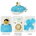 thumbnail image 3 of Submarino Flotante A Cuerda, Juguete Submarino De Chorro De Agua Suave, Juguete De Baño Para Bebé Sin Electricidad, Submarino Multifuncional Para Niños De Baño Methold FN002434-00, 3 of 6